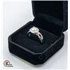 Image 2 : #12-1.00 CT GRA CERTIFIED MOISSANITE VVS D SURROUN