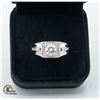 Image 1 : #8-1.00 CT GRA CERTIFIED MOISSANITE VVS D CENTER