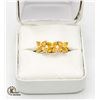 Image 1 : #14-2.25 CT TW ORANGE SAPPHIRES IN PEAR SHAPE TO