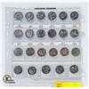Image 1 : PAGE OF 2000 TWENTY FIVE CENT COINS