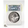 Image 1 : 2015 AUSTRALIA 1 OZ. $1 SILVER "AUSTRALIAN EAGLE"