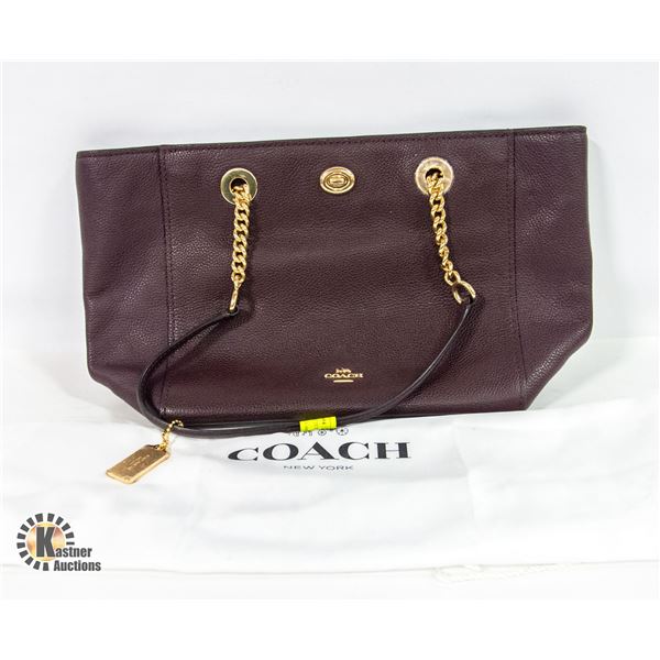 AUTHENTIC COACH PURSE WITH SERIAL NUMBER