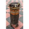 Image 1 : 40" TALL HANDMADE AFRICAN DRUM CARVED OUT OF 1 LOG