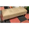 Image 1 : LARGE MICROFIBER OTTOMAN