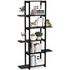NEW MOAMUN 5 TEIR BOOKSHELF H-57.5" W-9" L-30"