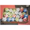 Image 1 : BOX OF UNUSED WOVEN PILLAR CANDLES