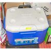 Image 1 : LARGE COLEMAN 60 QUART WHEEL COOLER