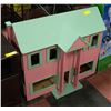Image 1 : LARGE WOOD DOLL HOUSE H-29" W-21" L-33"