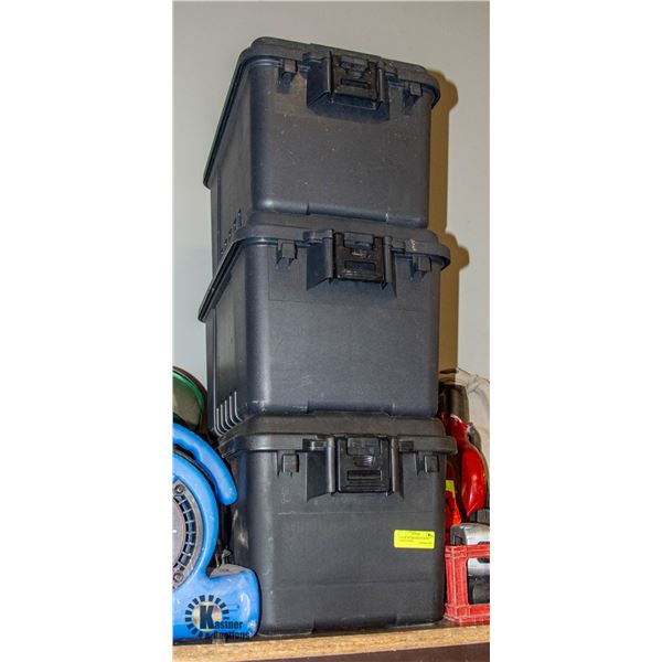 LOT OF 3 PLANO STORAGE BOXES Lot of 3 plano storage boxes