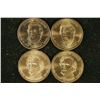 Image 1 : 4 US PRESIDENTIAL DOLLARS: 2010-P & D FRANKLIN