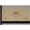 Image 2 : 1988 ANA $1 COLLECTOR CURRENCY. CRISP UNC