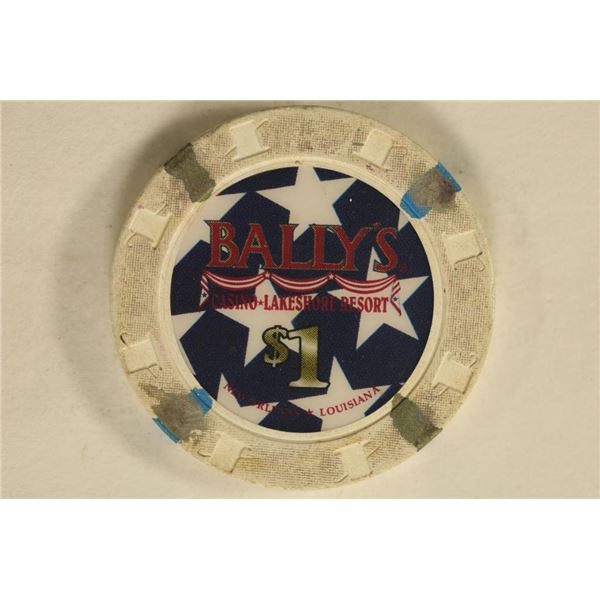 $1  BALLY'S CASINO CHIP. NEW ORLEANS, LA