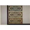 Image 1 : 3 MEXICO PESO BILLS: 1943, 1967 & 1970 ONE BILLS