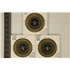 Image 1 : 3-$1 METAL COLORIZED CASINO TOKENS: LUXOR CASINO