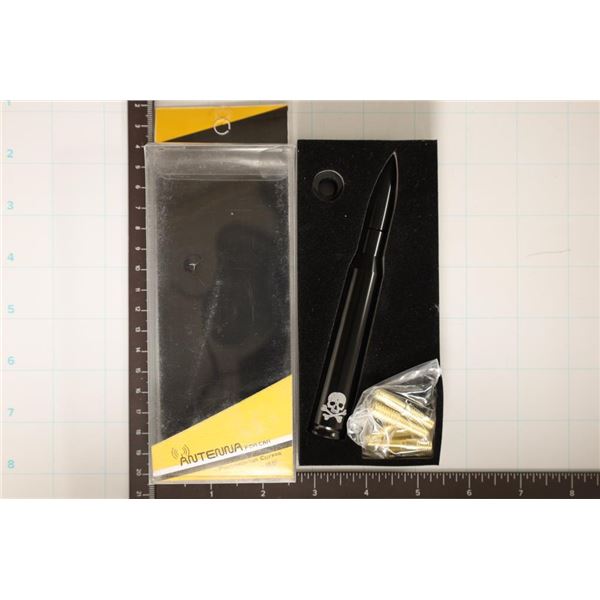 BULLET SHAPED ANTENNA FOR CAR OR TRUCK BLACK