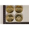 Image 2 : 4-WHITE HOUSE 1 1/2" GOLD COLORED PF SOUVENIR