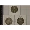 Image 2 : 2-1966 & 1969-D JFK 40% SILVER HALF DOLLARS UNC