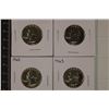 Image 1 : 1961, 1962 & 2-1963 WASHINGTON SILVER QUARTERS