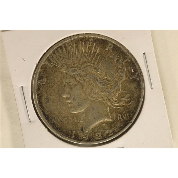 1922 PEACE SILVER DOLLAR