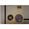 Image 1 : 2 SPACE PATCHES & 1 APOLLO FDC.  3" PATCH APOLLO