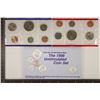 Image 2 : 1998 US MINT SET (UNC) P/D (WITH ENVELOPE)