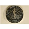 Image 2 : 1986-S US PROOF SILVER DOLLAR "LIBERTY" IN HARD