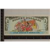 Image 2 : 1993 DISNEY $1 CRISP UN COLORIZED BILL "MICKEY'S