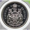 Image 1 : 1964 PROOF CAMEO CANADA SILVER HALF DOLLAR