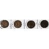 Image 2 : 1896, 1917,1919 & 1936 LARGE PENNIES