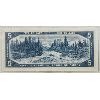 Image 2 : 1954 CANADIAN $5 BANKNOTE