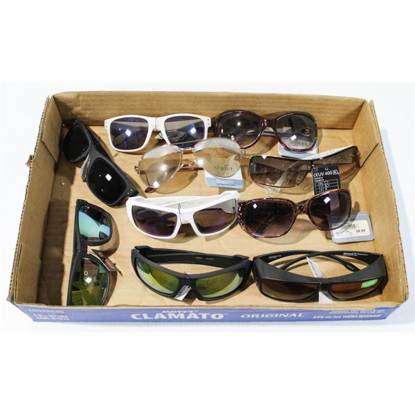 FLAT ASSORTED NEW SUNGLASSES 