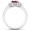Image 4 : 14KT White Gold 1.50ct Ruby and Diamond Ring