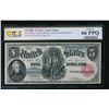 Image 1 : 1880 $5 Legal Tender Note PCGS 66PPQ
