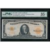 Image 1 : 1922 $10 Gold Certificate PMG 35EPQ