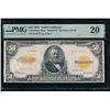 Image 1 : 1922 $50 Gold Certificate PMG 20