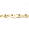 Image 2 : Plated 18KT Yellow Gold 0.11cts Diamond Bracelet