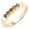 Image 1 : 14KT Yellow Gold 0.25ctw Champagne Diamond Ring