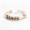 Image 4 : 14KT Yellow Gold 0.25ctw Champagne Diamond Ring