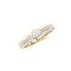 Image 1 : 14KT Yellow Gold 0.52ctw Diamond Ring