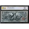 Image 1 : 1896 $5 Educational Silver Certificate PCGS 50