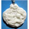 Image 1 : Jade 274cts of Real White Jade The Flying Dragon Amulet