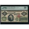 Image 1 : 1862 $2 Legal Tender Note PMG 30