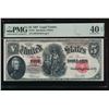 Image 1 : 1907 $5 Legal Tender Note PMG 40EPQ