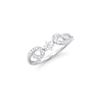 Image 1 : 14KT White Gold 0.44ctw Diamond Ring