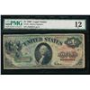 Image 1 : 1869 $1 Legal Tender Note PMG 12