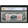 Image 1 : 1901 $10 Bison Legal Tender Note PMG 30