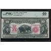 Image 1 : 1901 $10 Bison Legal Tender Note PCGS 40