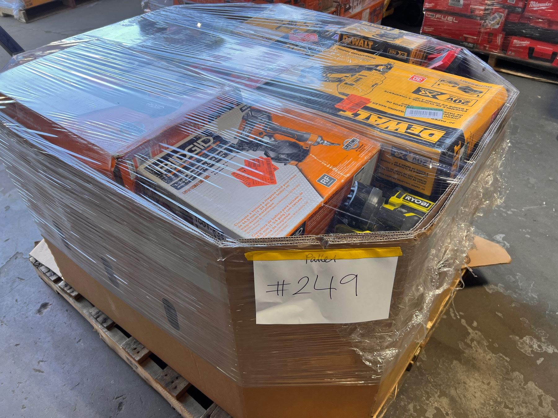 Pallet #249 - Home Depot Tools/Amazon Liquidations