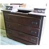 Image 1 : Antique dresser with mirror- 3-drawer, 2-door (99)