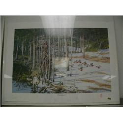 Signed and Numbered print 441/1250 by  Paul Abram "Winged Distraction" (2)